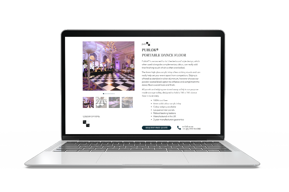 PFM website after updates
