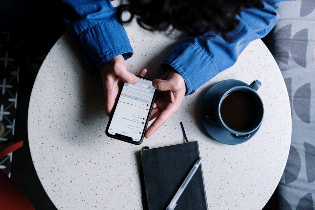 Social media and coffee break