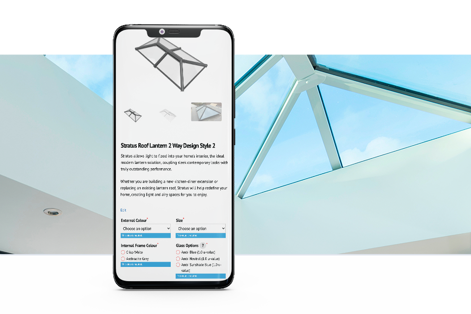 a mobile mockup of a website