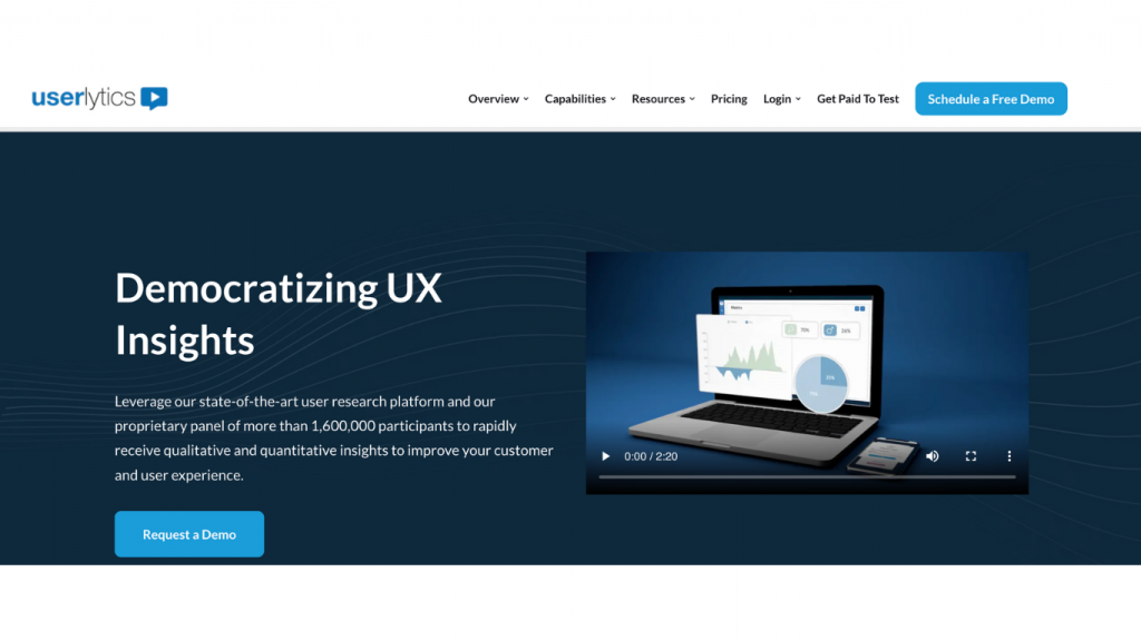 userlytics homepage
